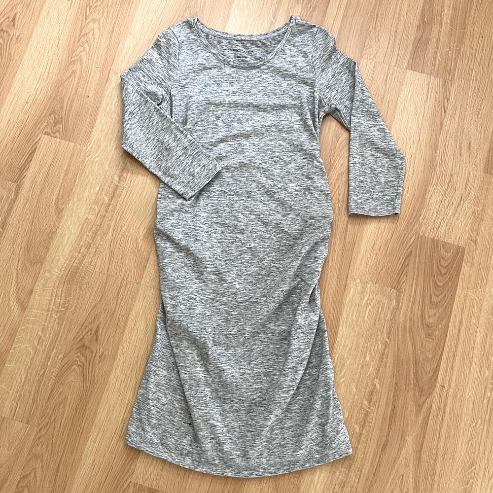 Liz Lange Maternity dress size XS gray heathered